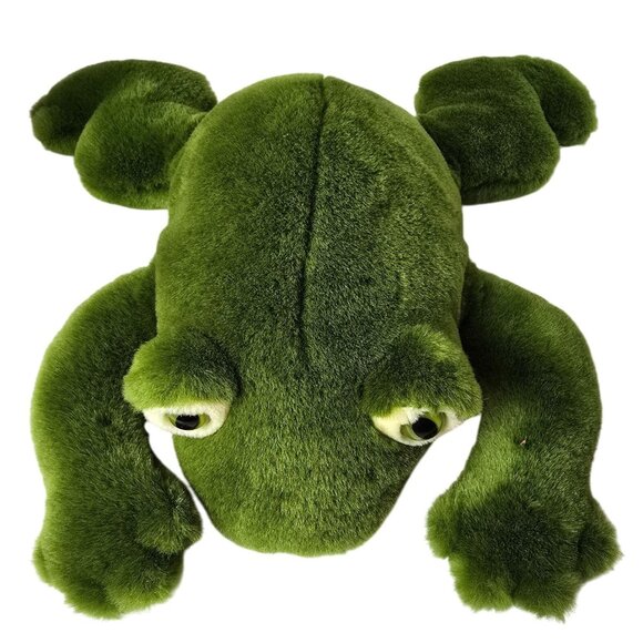 Ty Beanie Buddies Plush Frog Green Soft Toy 15" Croaking Freddy - Picture 4 of 5